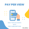 The pay per view feature is now only available to creators with free subscriptions, but creators with paid subscriptions can use this feature in the messages to offer subscribers exclusive material directly!
